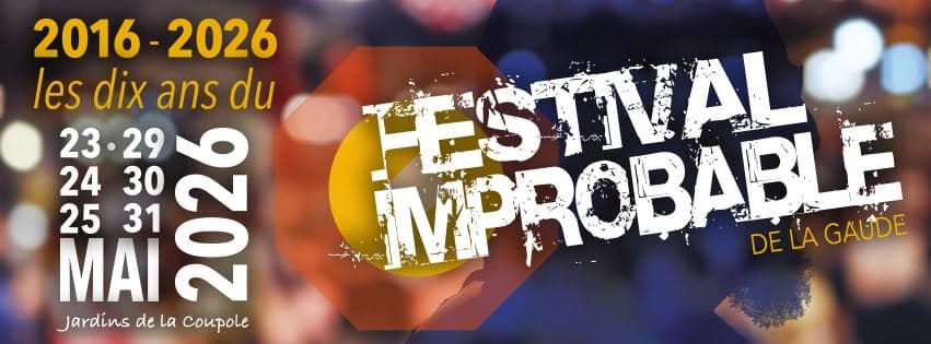Affiche du concert à Festival Improbable — La Gaude
